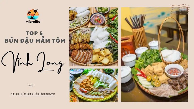 Top 5 bún đậu mắm tôm vinh long