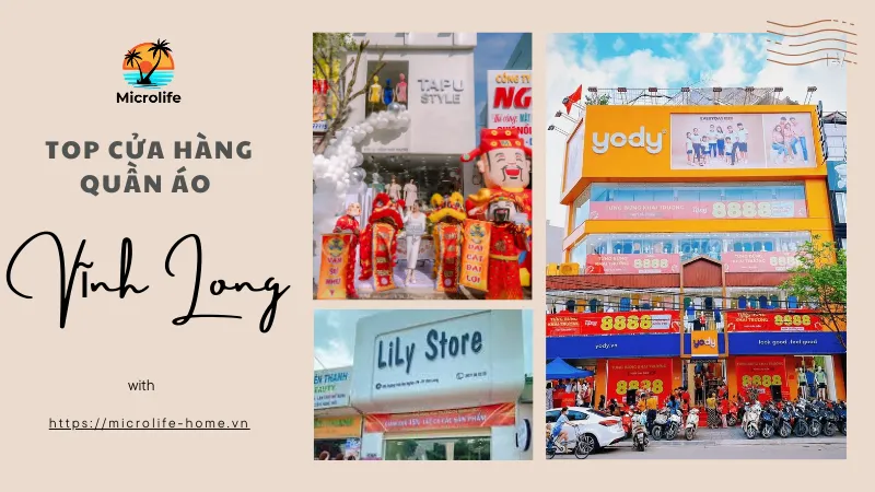Top cửa hàng quần áo Vĩnh Long